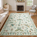 Lahome Insect Print Washable Area Rug 5x7 for Modern Spaces