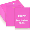 Clasp Manilla Envelopes 10 x 13 in 100 Pack - Colorful Document