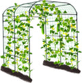 Large Garden Trellis Arch for Climbing Plants - 7.8 ft Tall