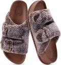 Fluff Slippers with Arch Support Platform Sliders - Comfortable House