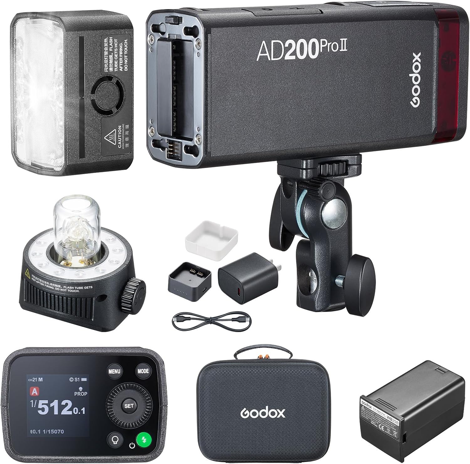 GODOX AD200 PRO II Flash: Versatile 200Ws Strobe for Creatives