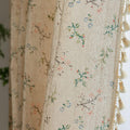 ENJOYBRIDAL Floral Bedroom Curtains 84 in Length - Light Filtering