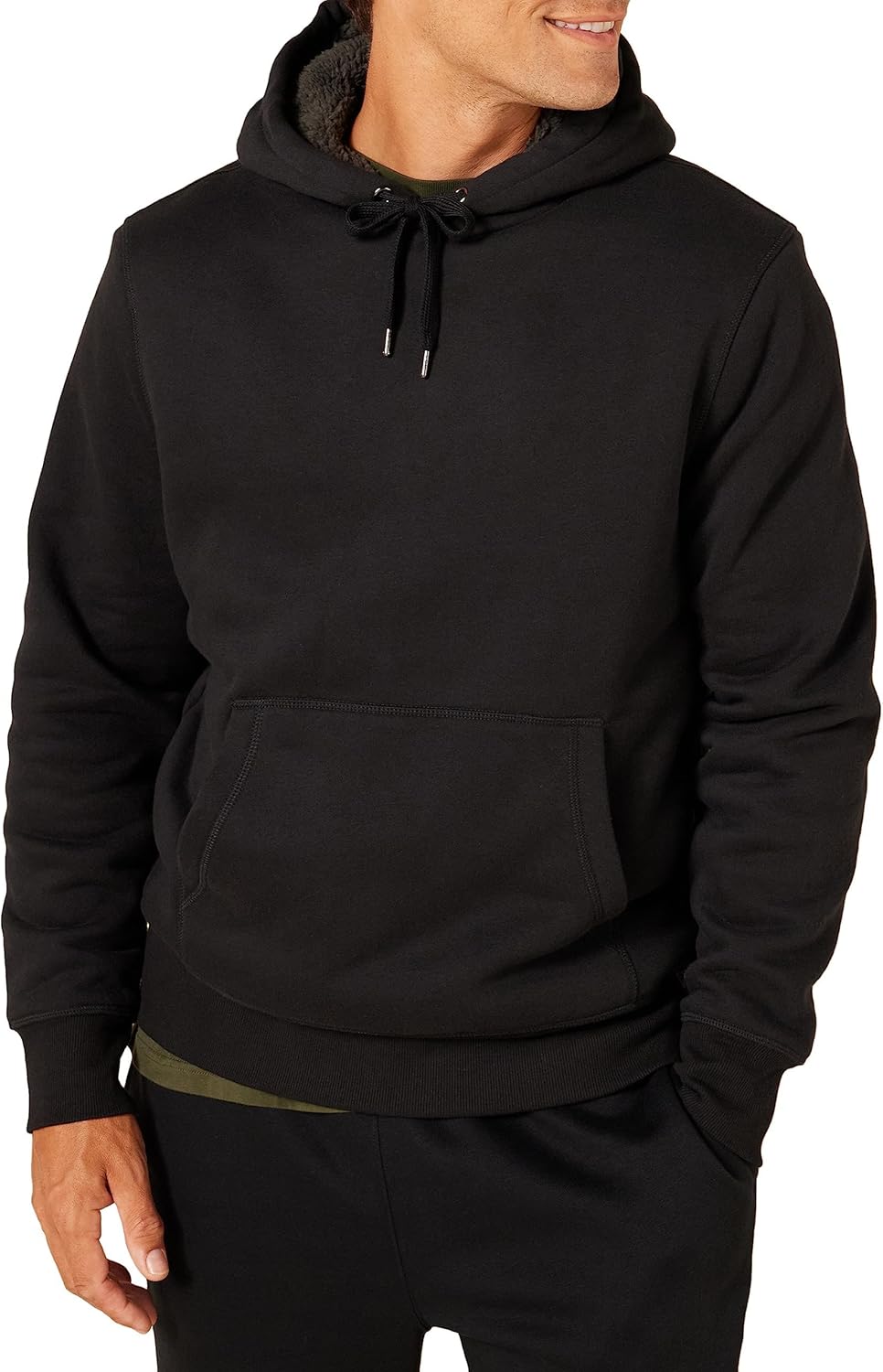 Cozy Sherpa-Lined Men's Hoodie by  Essentials