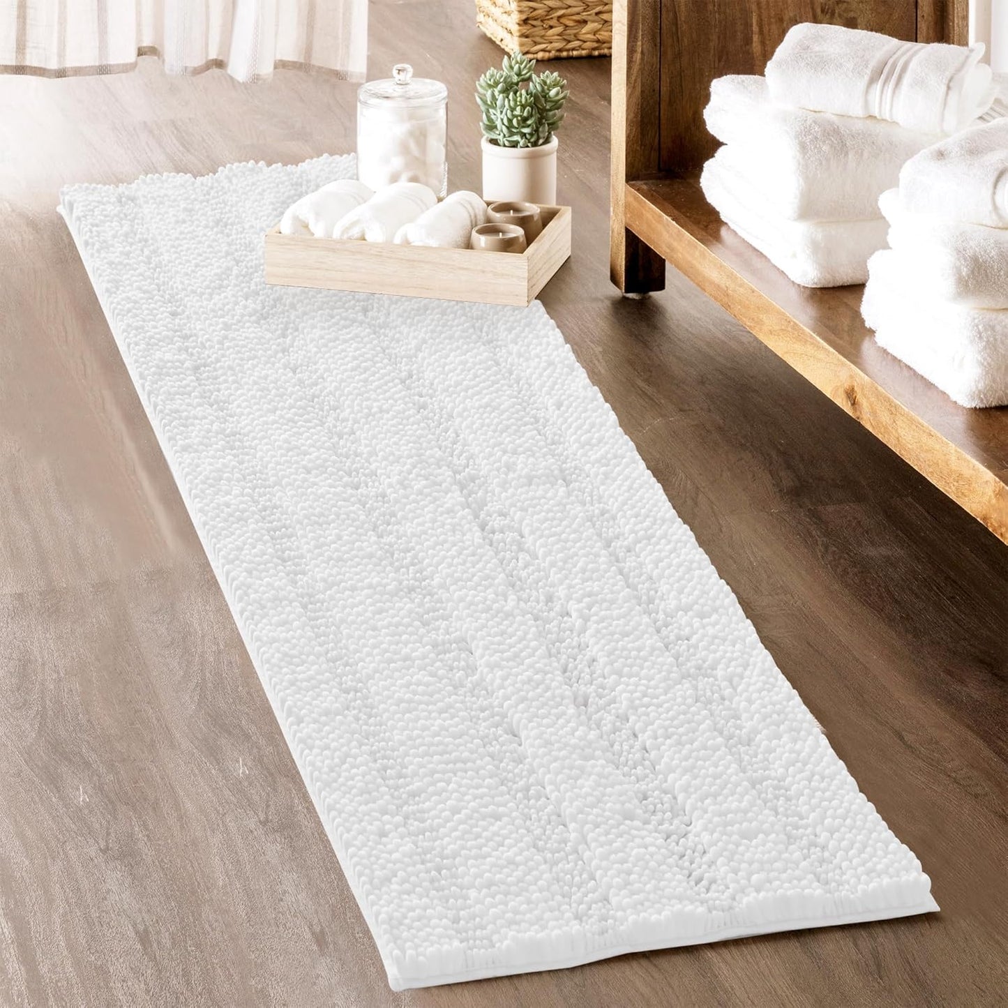 KGORGE Bathroom Rugs - Super Soft Non-Slip Plush Carpet Runner