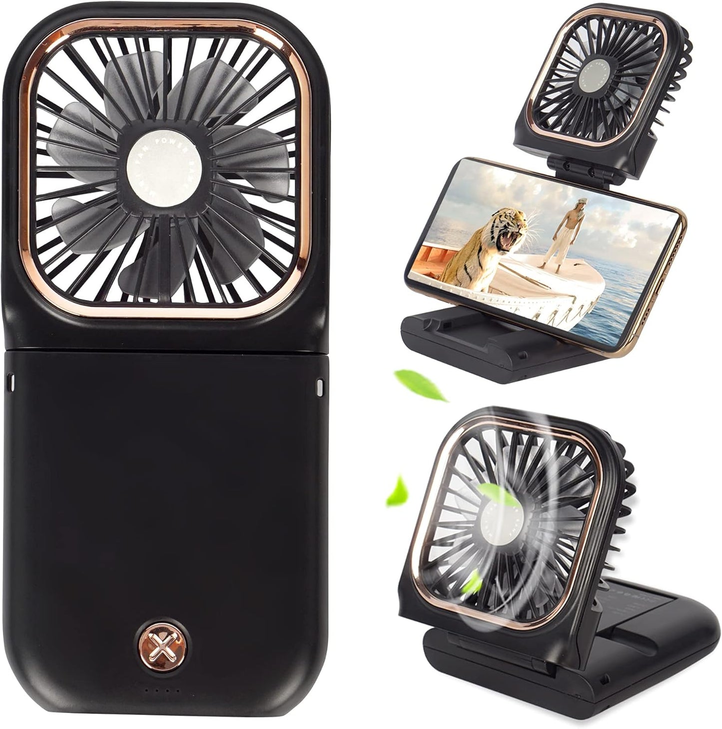 5-in-1 Portable Mini Fan with Power Bank - FADACHY
