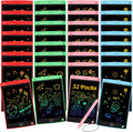 32 Pack LCD Writing Tablet for Kids - Colorful 8.5 in Doodle Boards