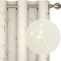 Deconovo Blackout Curtains Beige 42 x 95 in - Light Blocking Drapes