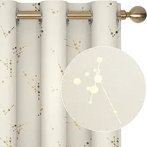 Deconovo Blackout Curtains for Living Room - 84 Inch Panels