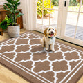 Buganda Indoor Door Mat 40x32 in - Dirt-Resistant Low-Profile Doormat