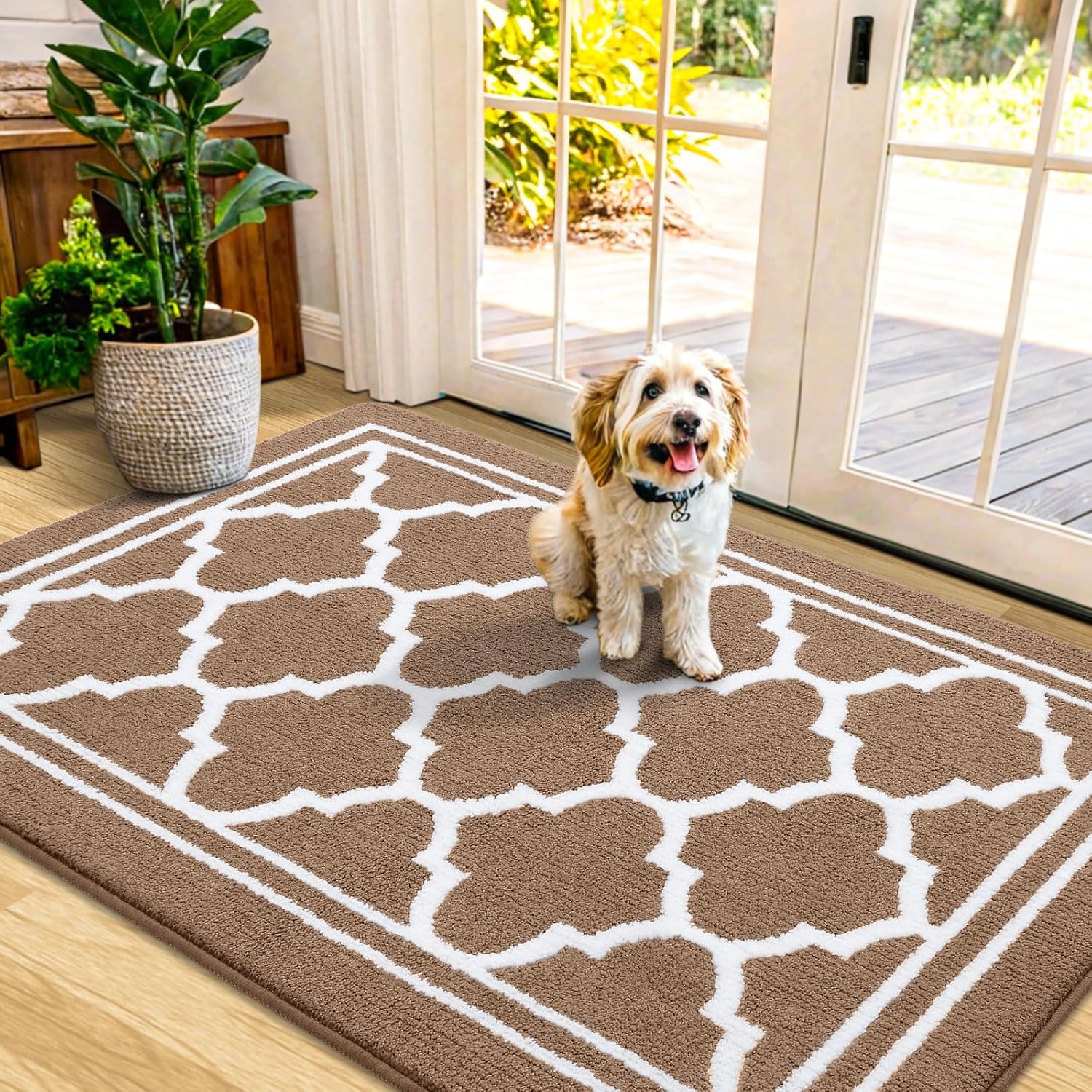 Buganda Indoor Door Mat: Dirt-Resistant, Absorbent, Anti-Slip