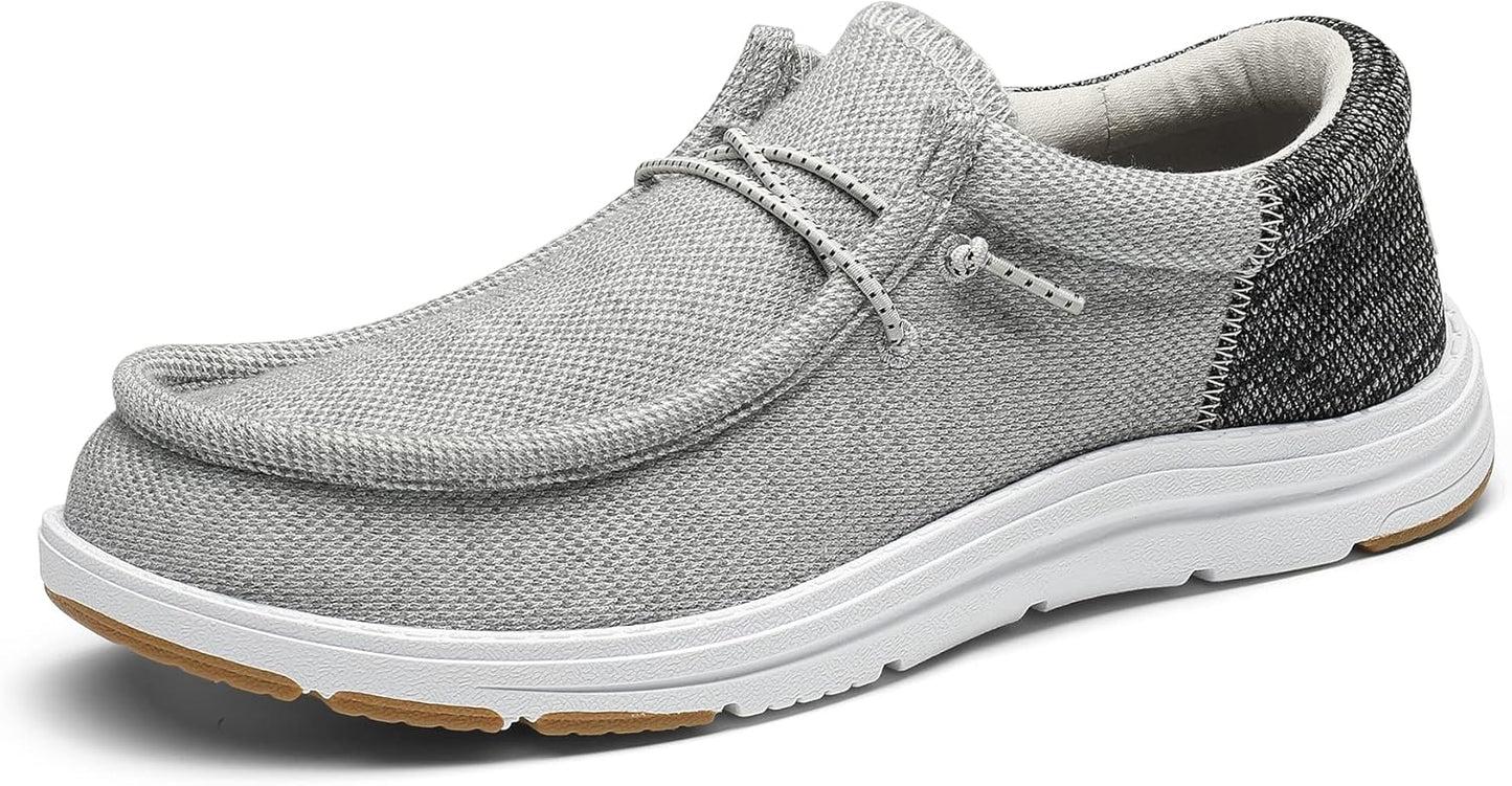Bruno Marc Men's Arch Support Casual Slip-on Shoes for Comfort