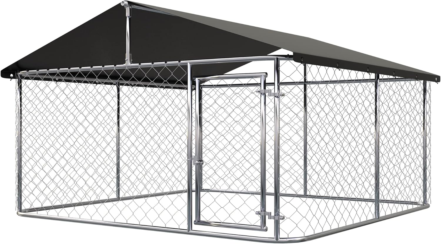 Outdoor Dog Enclosure Heavy Duty Kennel for Safe Playtime
