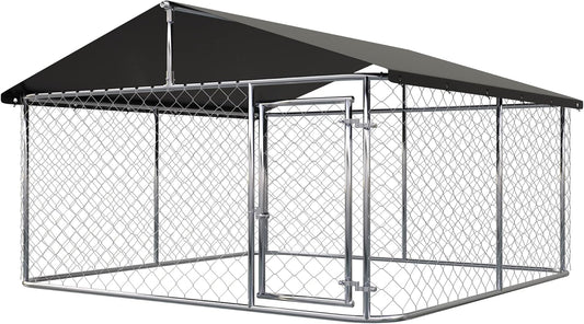 Outdoor Dog Enclosure Heavy Duty Kennel for Safe Playtime