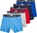 Classic Fit Cotton Boxer Briefs 5 Pack for Men - Soft Comfort