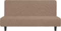Easy-Going Stretch Futon Slipcover Armless Sofa Cover - Soft Stretch