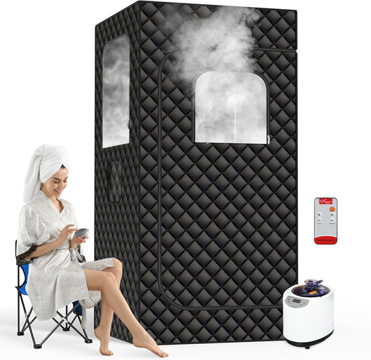 Home Spa Luxury: Portable Sauna with Remote Control