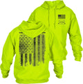 Grunt Style Red Blood Blue Collar Men's Pullover Hoodie - Comfortable