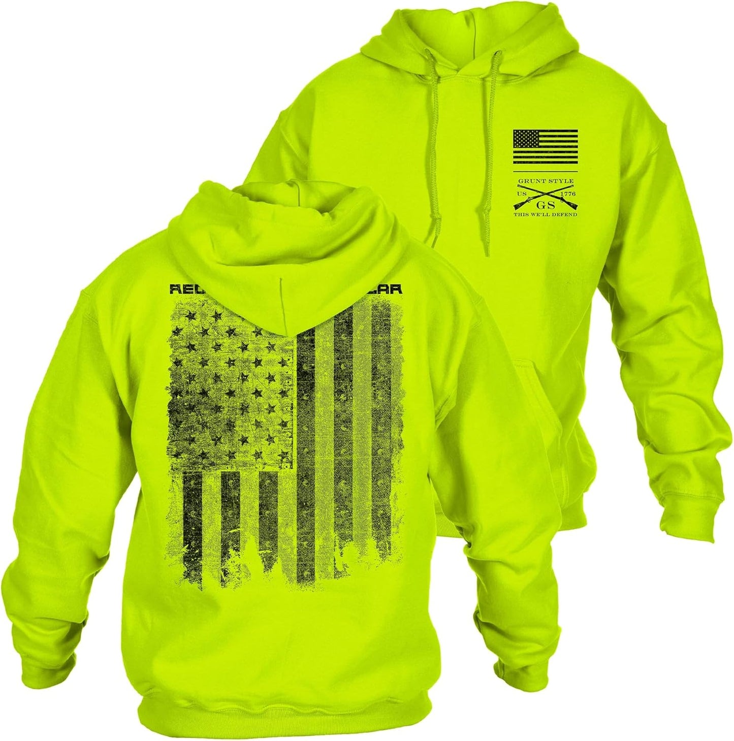 Grunt Style Red Blood Blue Collar Men's Pullover Hoodie Review