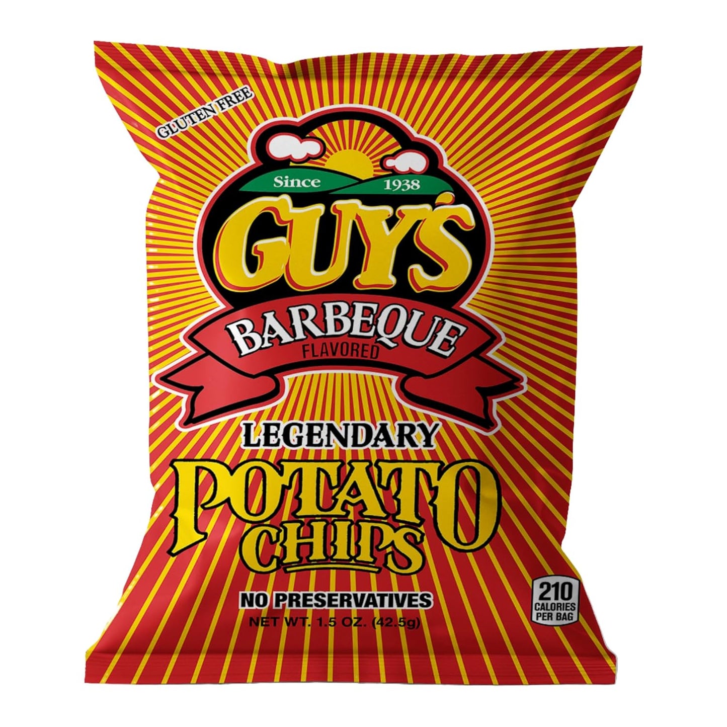 Guys BBQ Potato Chips - Healthy Snack with Unique Spices
