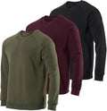 Cozy Big & Tall Men's Fleece Sweatshirt Trio