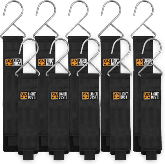 10-Pack Heavy Duty Garage Tool Hangers for Easy Hanging Storage - Light Dust