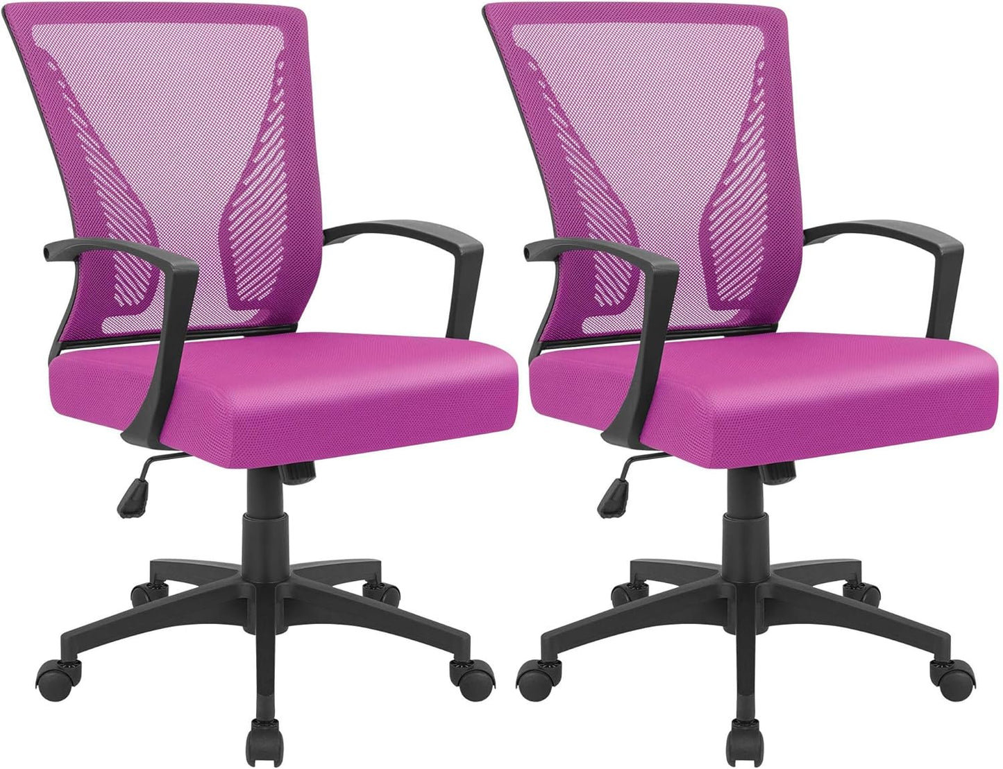 Ergonomic Office Chair with Lumbar Support and Armrests