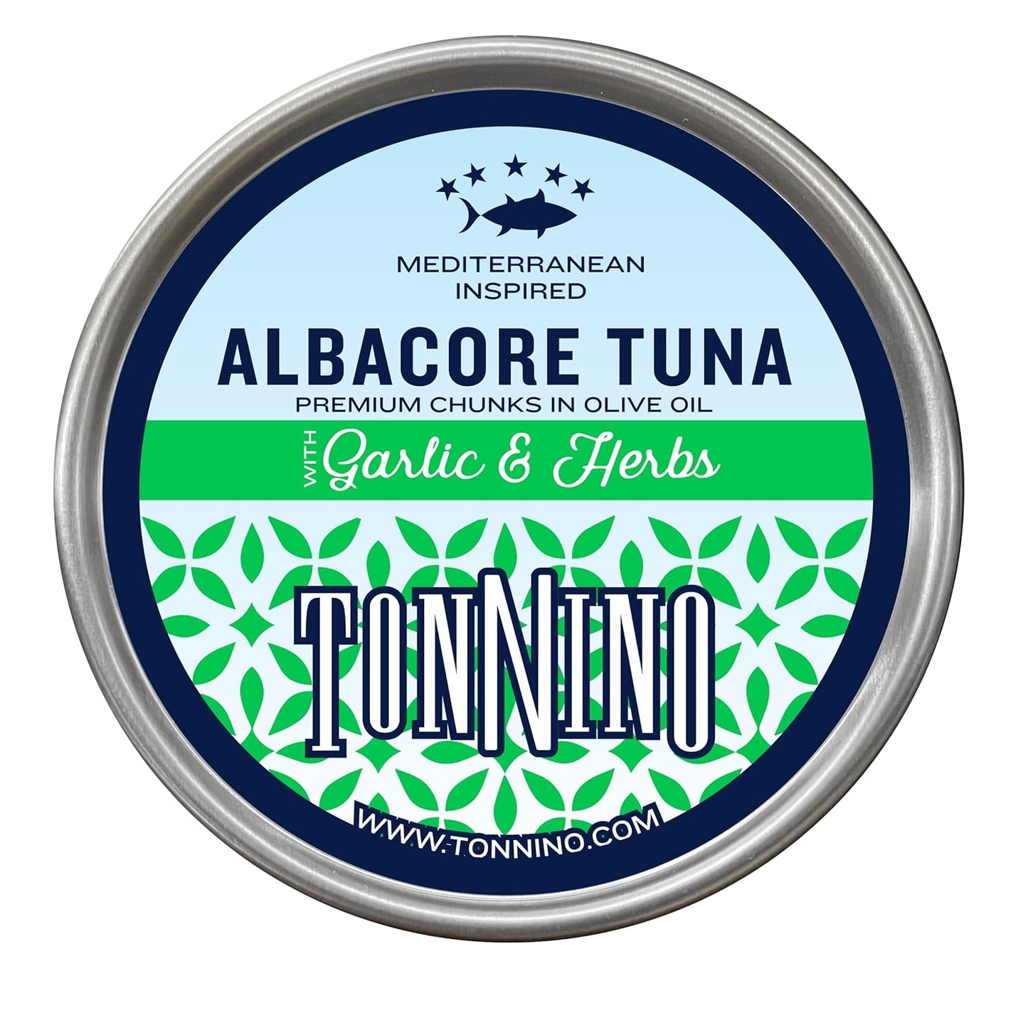 Tonnino Tuna Fish Albacore in Olive Oil with Garlic & Herbs
