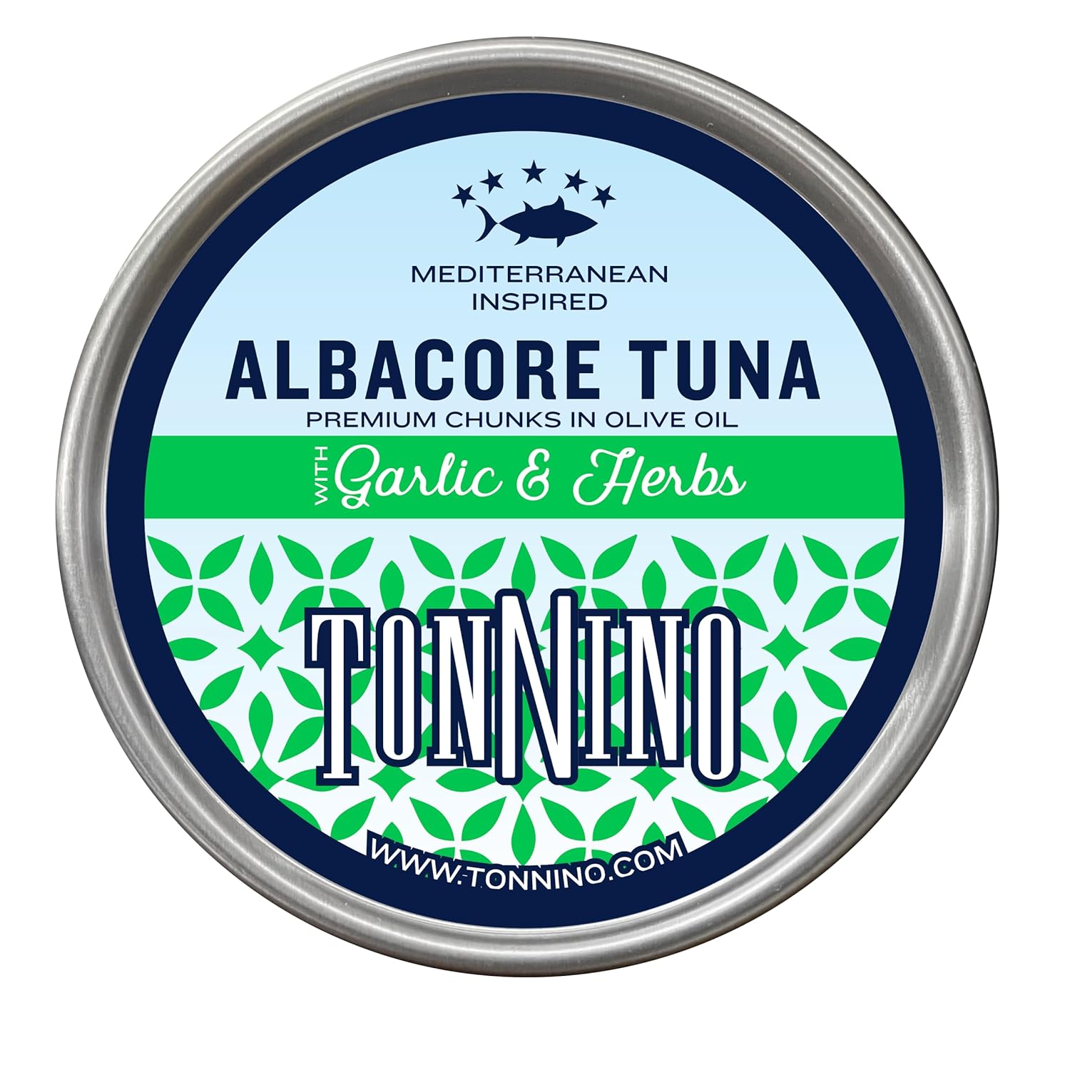 Tonnino Tuna Fish Albacore in Olive Oil with Garlic & Herbs