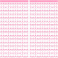 Pink Bow Foil Fringe Curtains Backdrop - Photo Booth Party Decor
