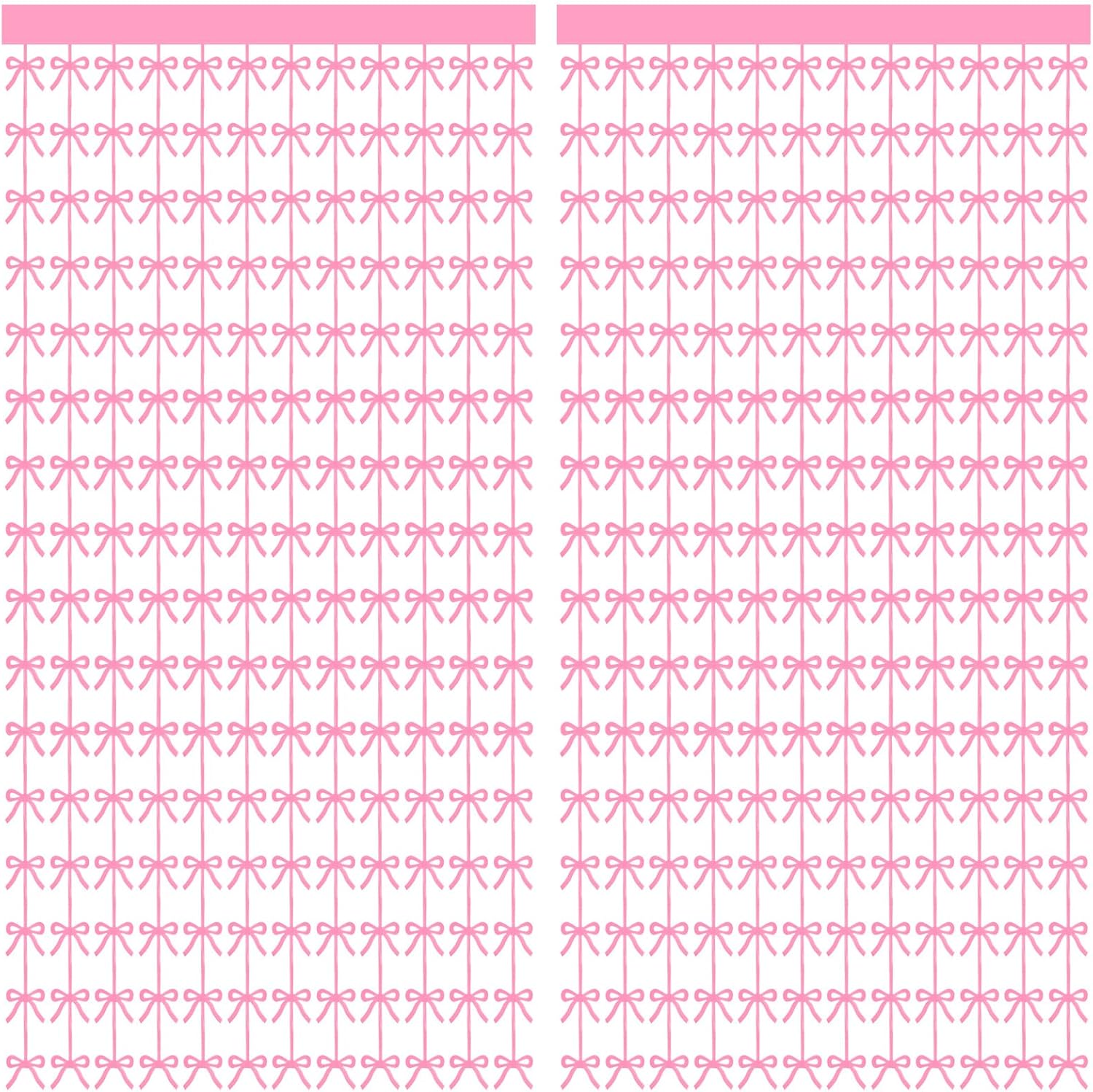 Pink Bow Party Decor Set by Tingjoo - Glam Photo Booth & Backdrop Kit