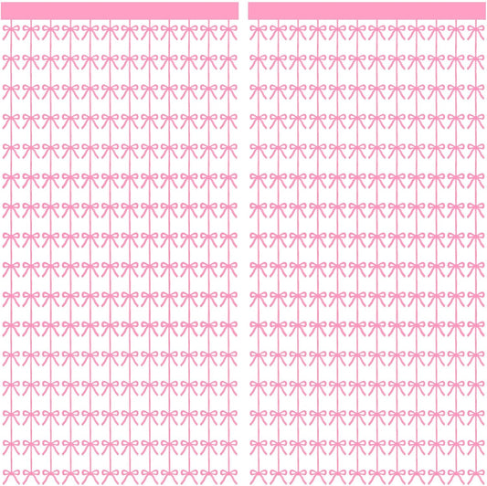 Pink Bow Party Decor Set by Tingjoo - Glam Photo Booth & Backdrop Kit