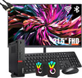 Lenovo ThinkCentre M910Q Tiny Desktop with 21.5 in FHD Monitor
