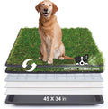Dog Grass Pad with Tray Extra Large 45in x 34in - Indoor Potty