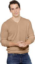 State Cashmere Men's Essential V-Neck Sweater for All Seasons