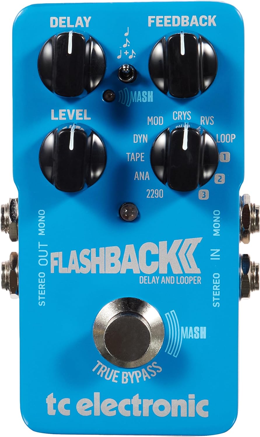 TC Electronic FLASHBACK 2 DELAY Pedal with MASH Technology