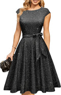 DRESSTELLS Women's Sequin Cocktail Dress - Flattering Fit for Events