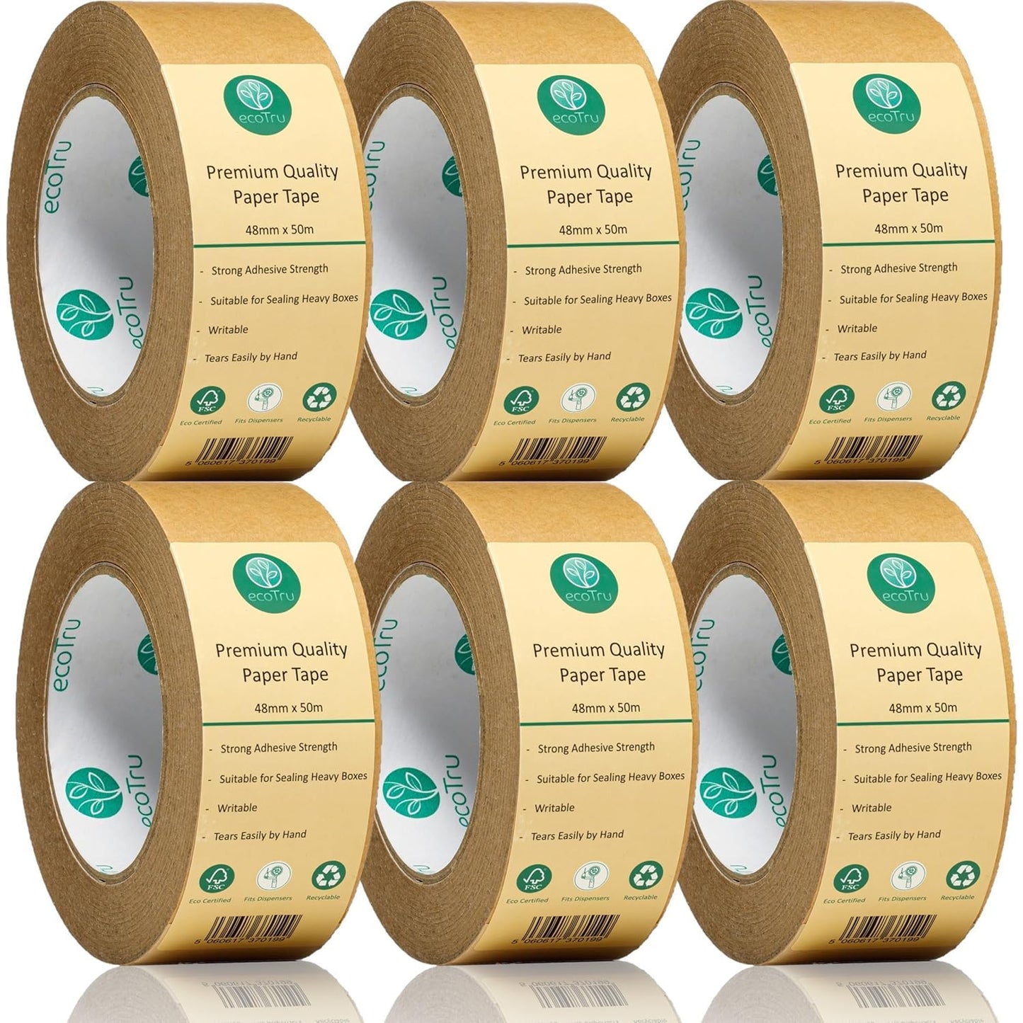 Ultra Strong Kraft Paper Packing Tape for Shipping and Moving