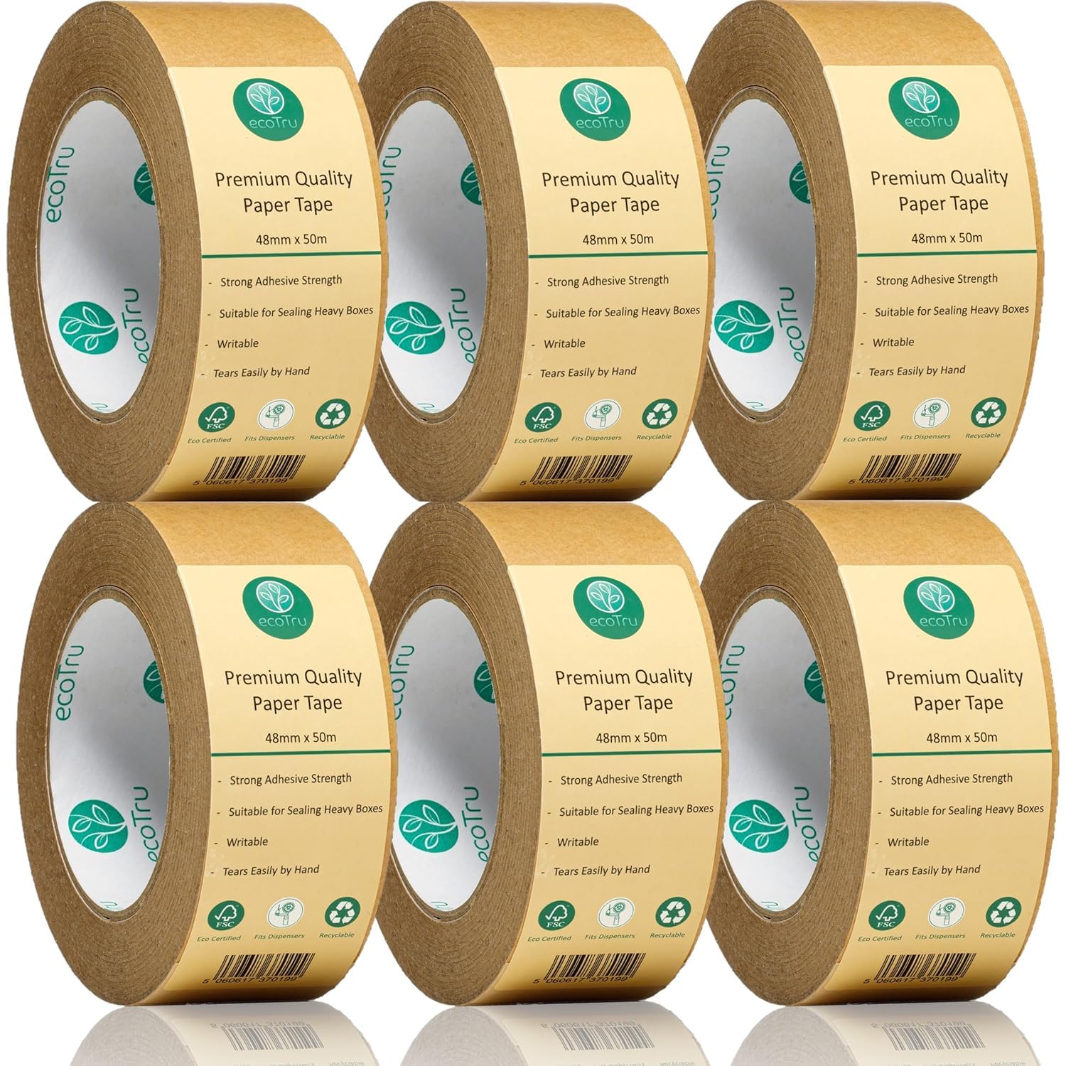 Ultra Strong Kraft Paper Packing Tape for Shipping and Moving