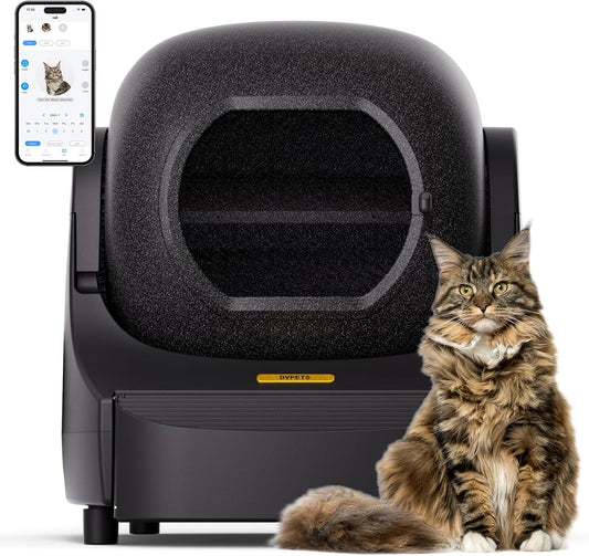 Ultimate Odor Control: DVPETS Self-Cleaning Cat Litter Box