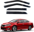 KPY Window Visor Compatible with Nissan Sentra 2013-2019 - 4PC Rain