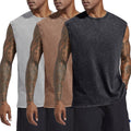 Mens Cotton Workout Gym Tank Top Sleeveless Muscle Tee - Loose Fit