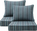 Sunbrella Outdoor Patio Chair Cushions Set 24in x 24in - Deep Seat