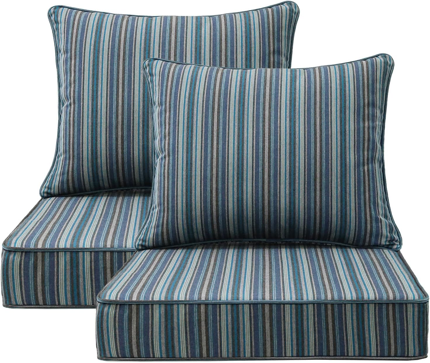 Sunbrella Outdoor Patio Chair Cushions Set for Comfort and Style
