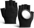 Mirror Running Glove with Squeegee Fingerless Knit - Clear Rear View