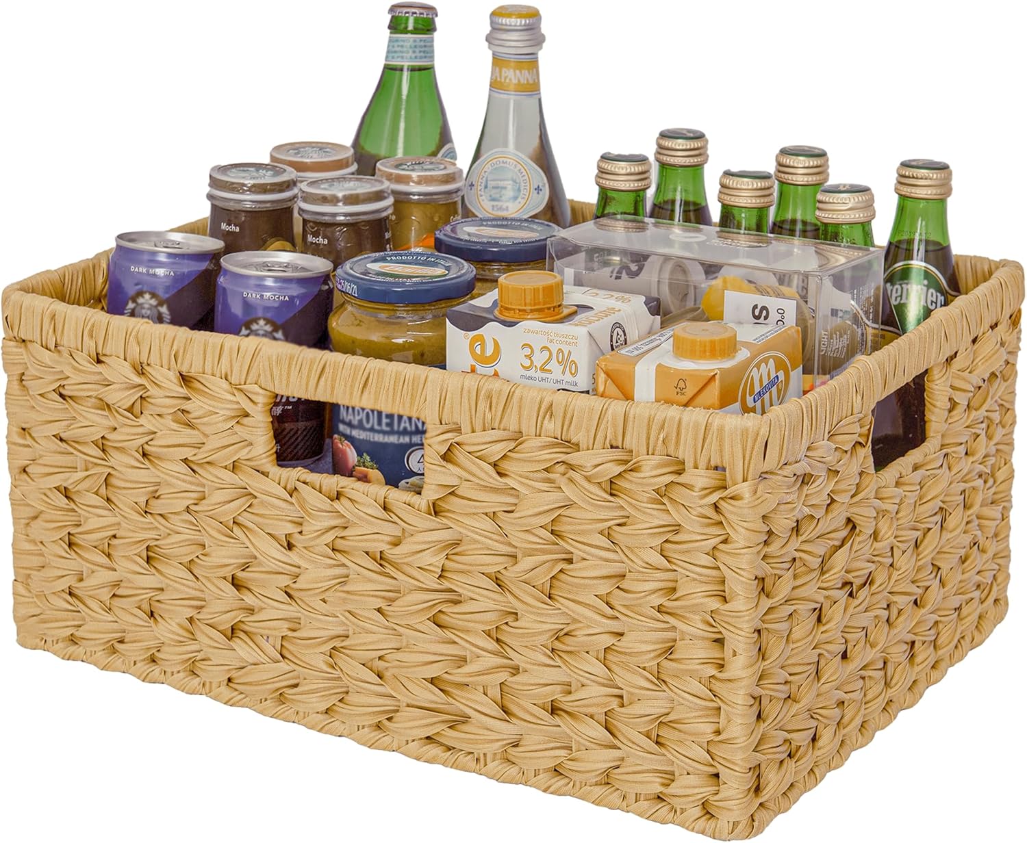 Large Wicker Basket for Storage - Durable and Stylish Design