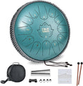 Steel Tongue Drum 12 in 13 Notes Hand Pan Drum - Calm, Travel Ready