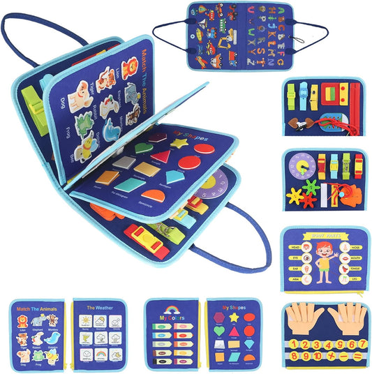 Montessori Busy Board: Learn On-the-Go!