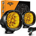 Auxbeam P4 Series Amber Round Light Pods for Offroad Use