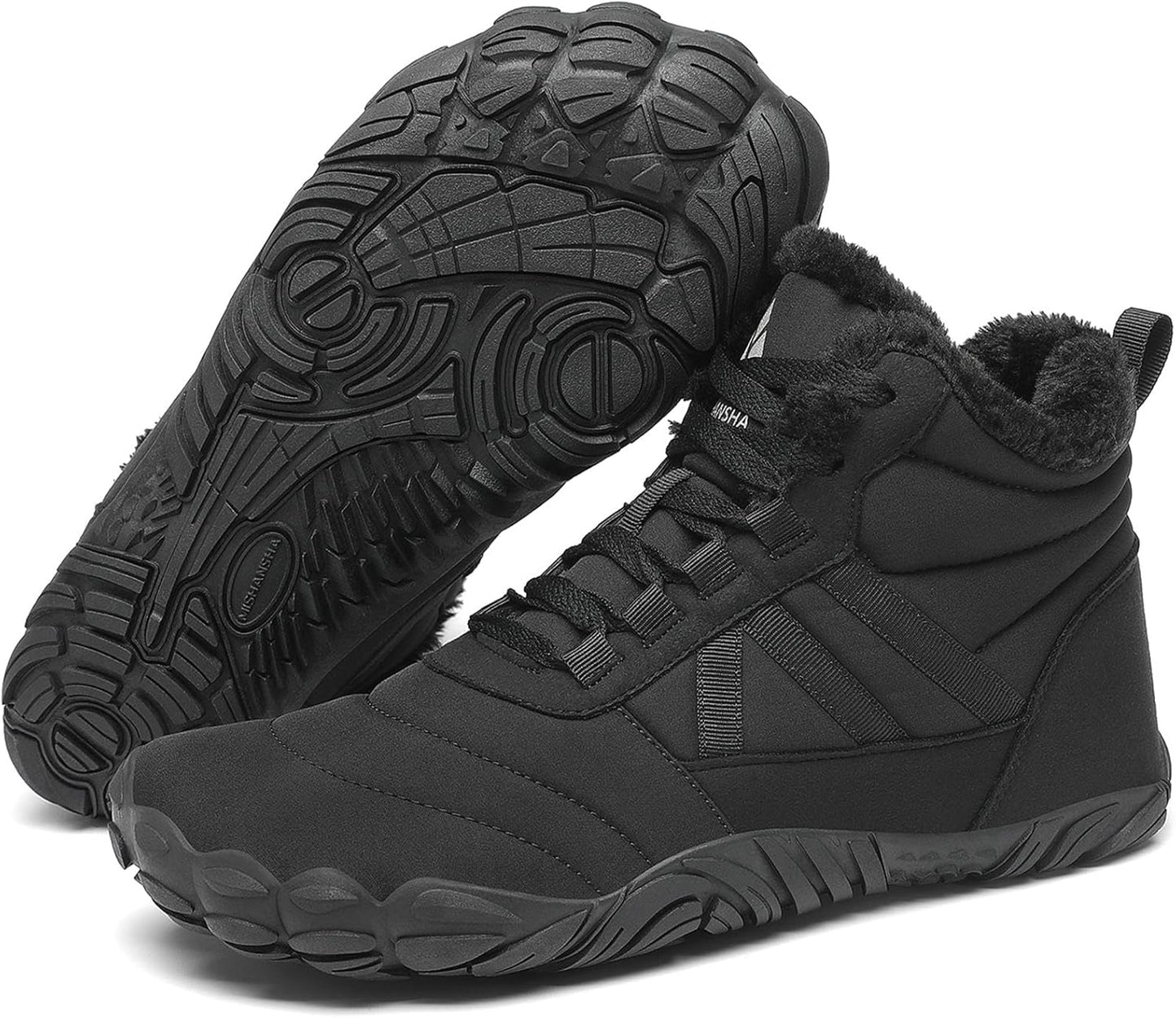 Mishansha Winter Barefoot Shoes with Wide Toe Box for Comfort