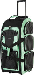 Travelers Club Xpedition 30 in Multi-Pocket Upright Rolling Duffel